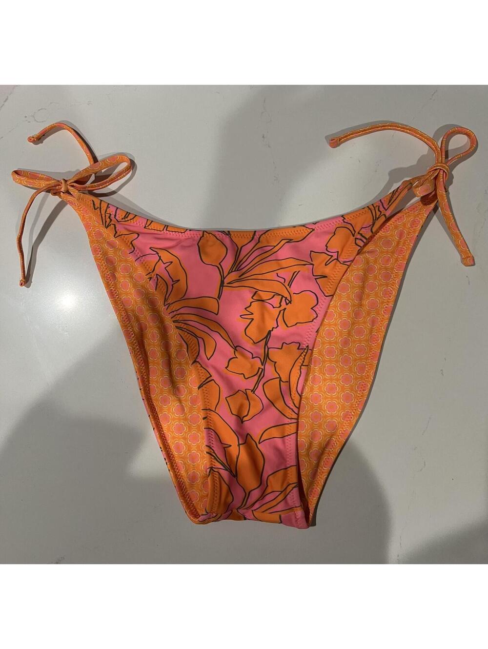 Wild Fable Women's Reversible Side-Tie String Bikini Bottom Sz: XL